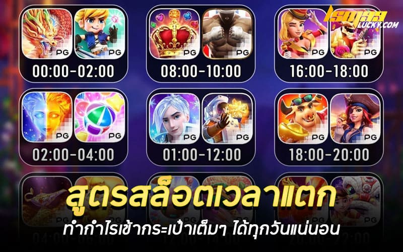 สูตรสล็อตเวลาแตก