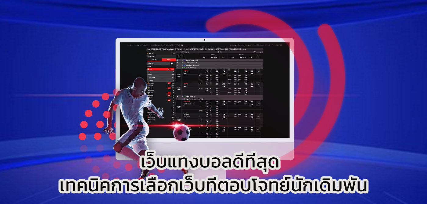 เว็บแทงบอลดีที่สุด