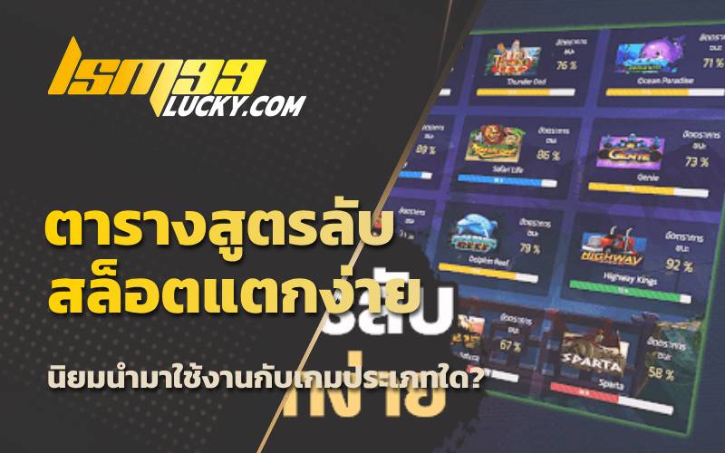 สูตรสล็อต