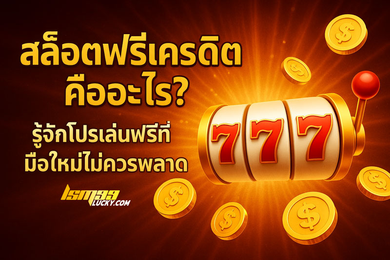 สล็อตฟรีเครดิต