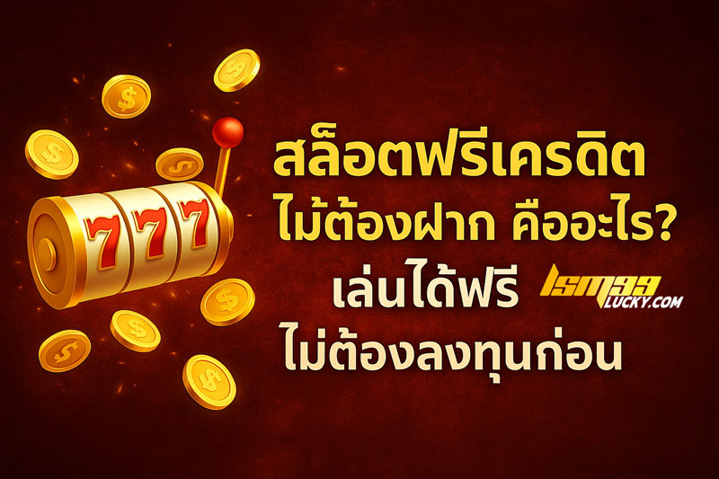 สล็อตฟรีเครดิตไม่ต้องฝาก