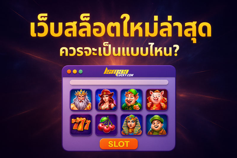 เว็บสล็อตใหม่ล่าสุด
